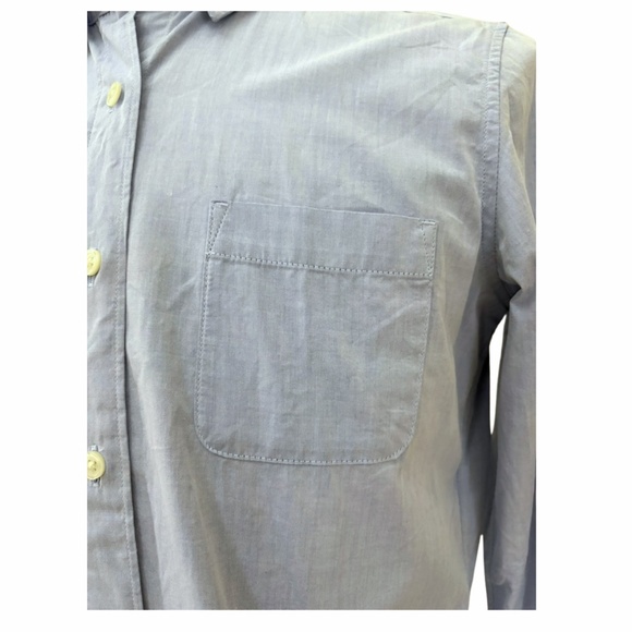 MUJI | Women’s Cotton Shirt – Light Blue – Size M - Picture 11 of 13